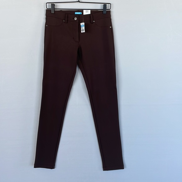 NWT J.McLaughlin Brown Stretchy Pants Size 0 - Picture 2 of 16